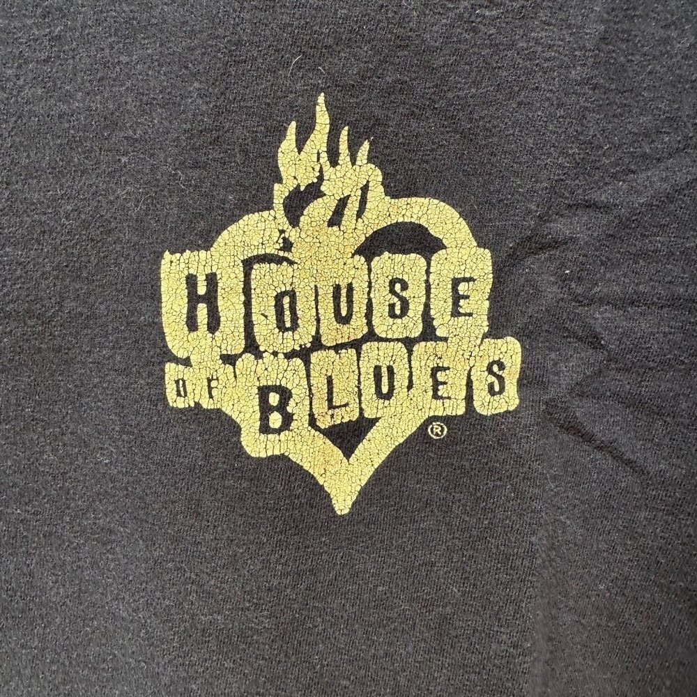 Fender Guitar House of Blue 'I Got a Black Cat BoneY2K T-Shirt Size XL - Picture 6 of 12